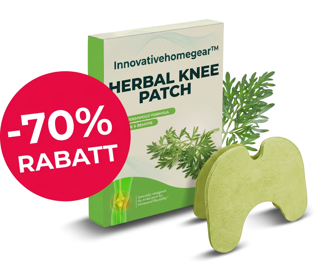 Innovativehomegear™ Kräuter-Kniepflaster Verpackung